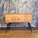 Vintage console table on legs