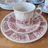 Churchill 24-piece earthenware dessert service, the Georgian collection