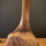 Brutalist olive lamp