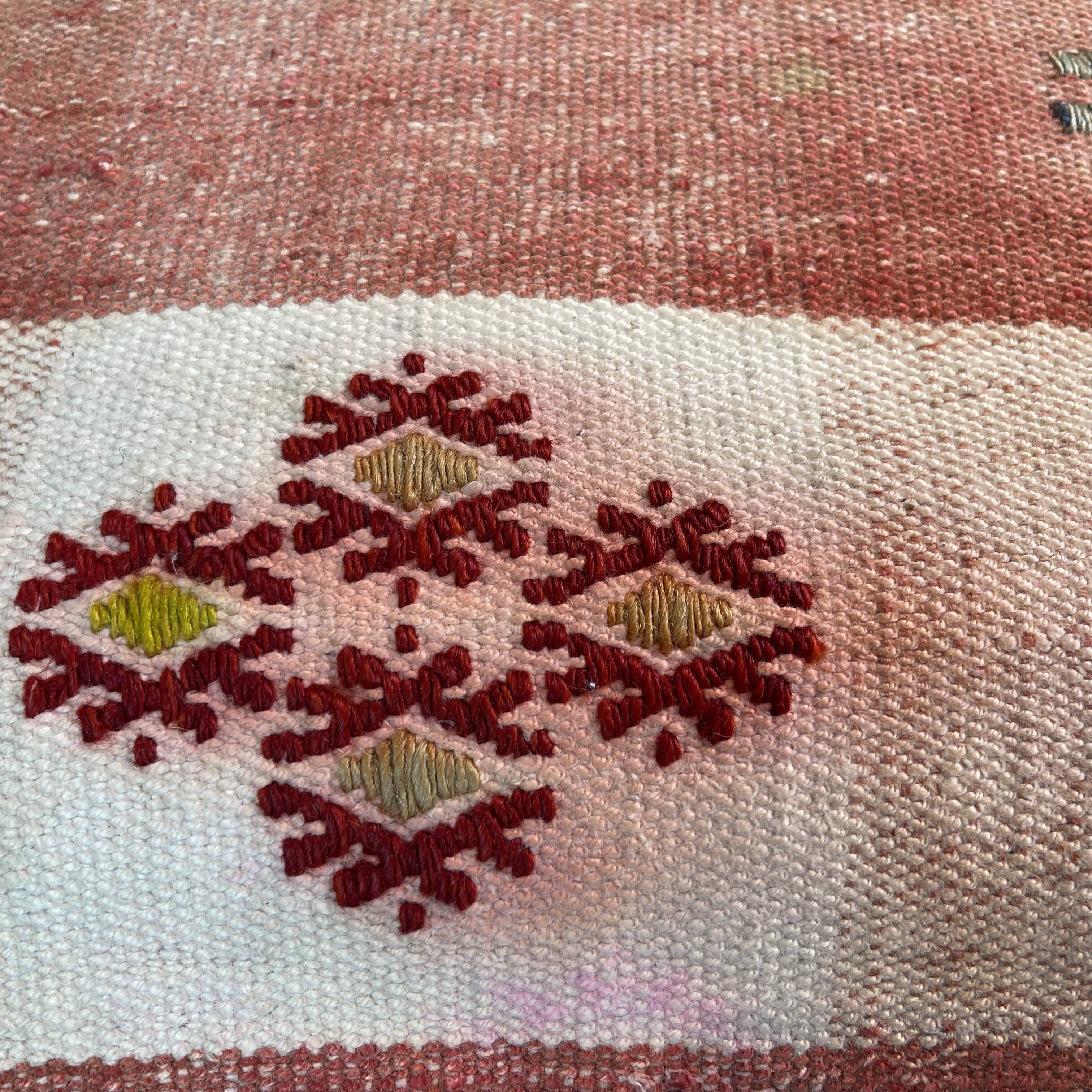 Housse de coussin kilim turc vintage 30x50cm