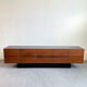Mid century modern sideboard credenza brazilian rosewood veneer