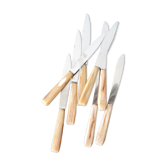Set de 8 couteaux avec manche en corne