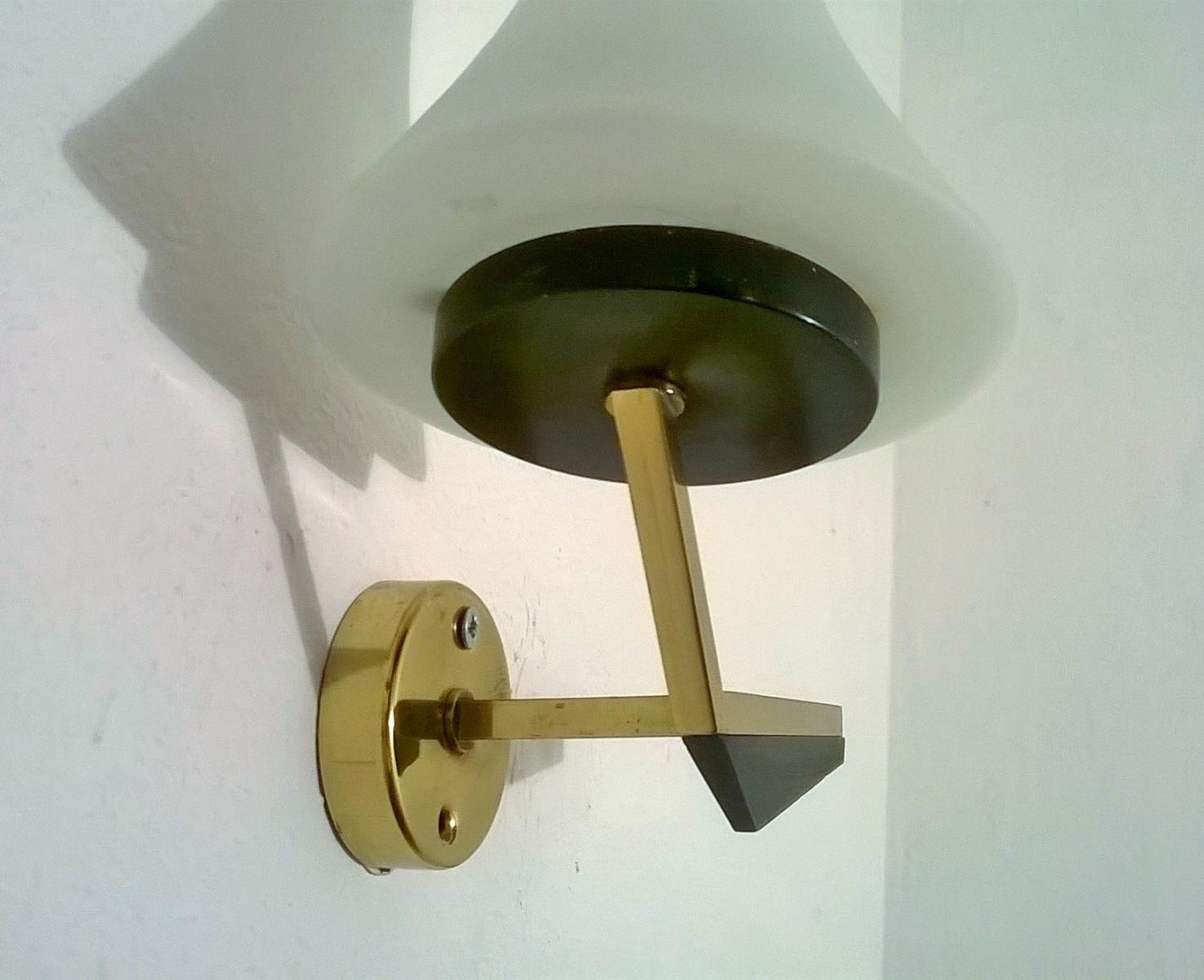 Pair of wall sconces of 1950