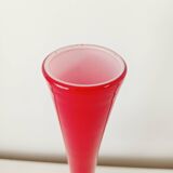 opaline single-flower vase