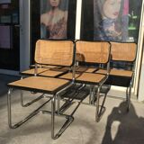 Suite of 6 chairs CESCA B32 by Marcel Breuer