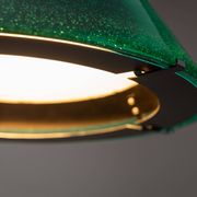 Jonas Hidle ‘‘Najade’’ green bubble glass pendant