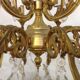 Lustre Louis XV en bronze
