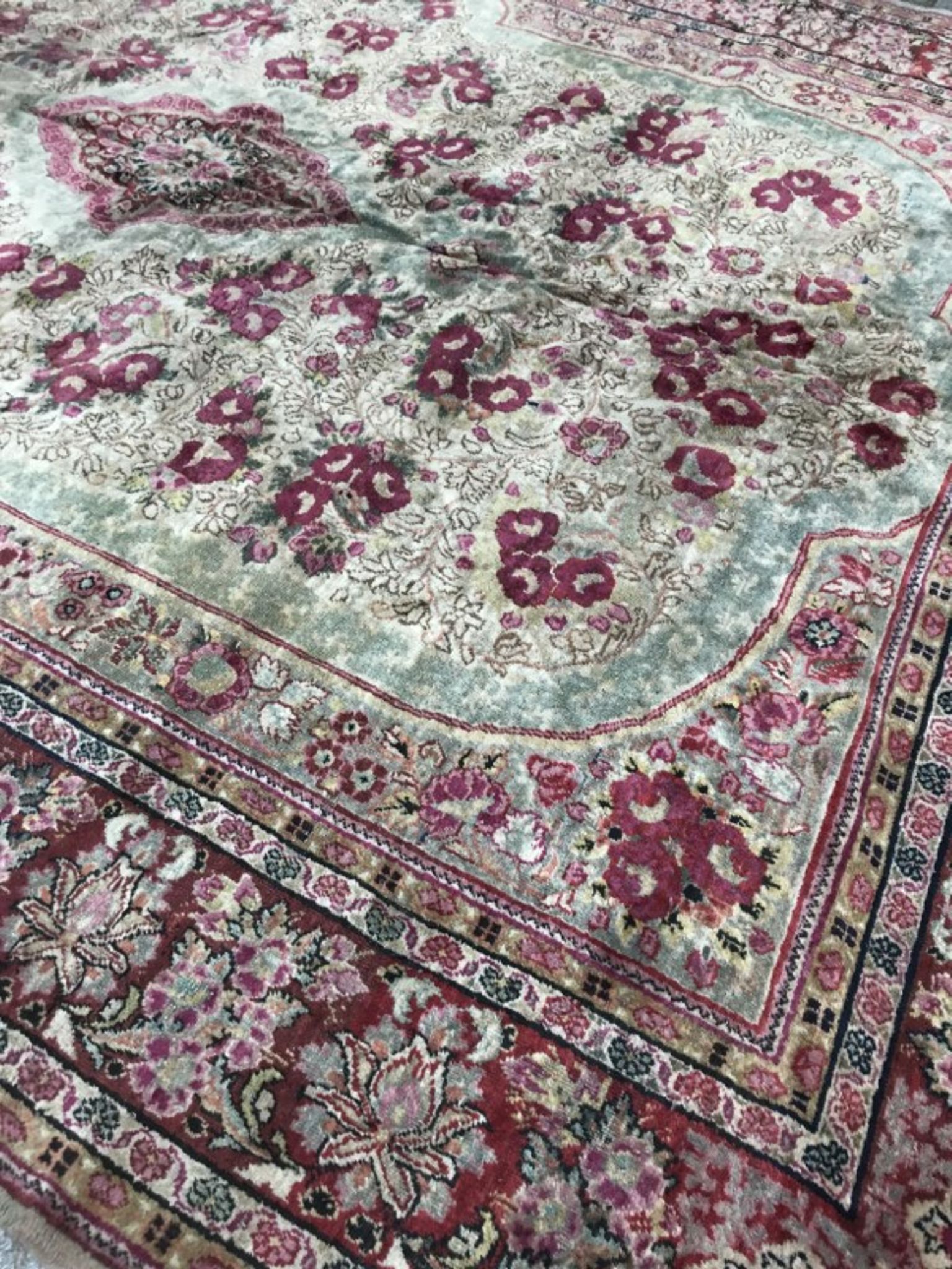 Old Persian rug Mahal handmade 320x420cm