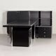 Bureau exécutif 'grand' par g. faleschini pour i4 mariani Italie, années 2000 | 5 pièces