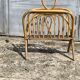 Vintage wicker and rattan magazine rack
