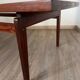Scandinavian rosewood coffee table