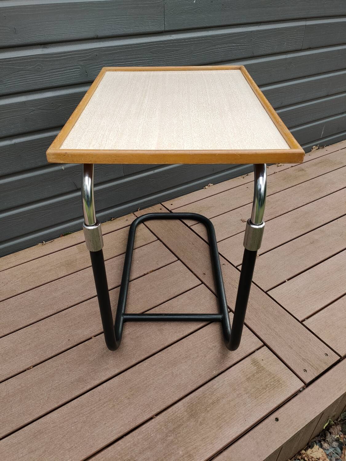 Adjustable vintage side table
