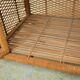 Meuble de rangement vintage en rotin