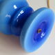 Lamp foot, blue opaline glass, Italy 1970