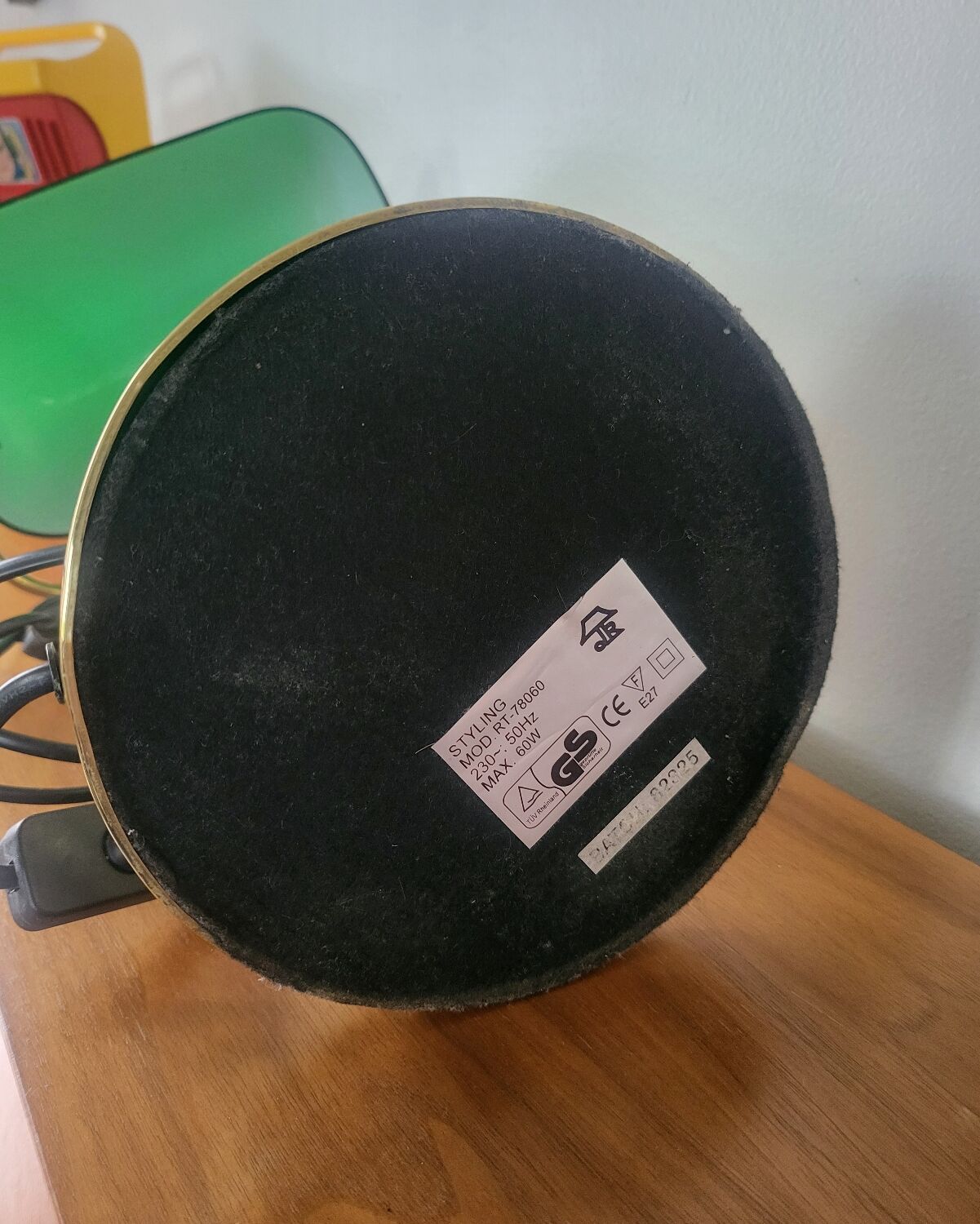 Banker's lamp, vintage desk lamp