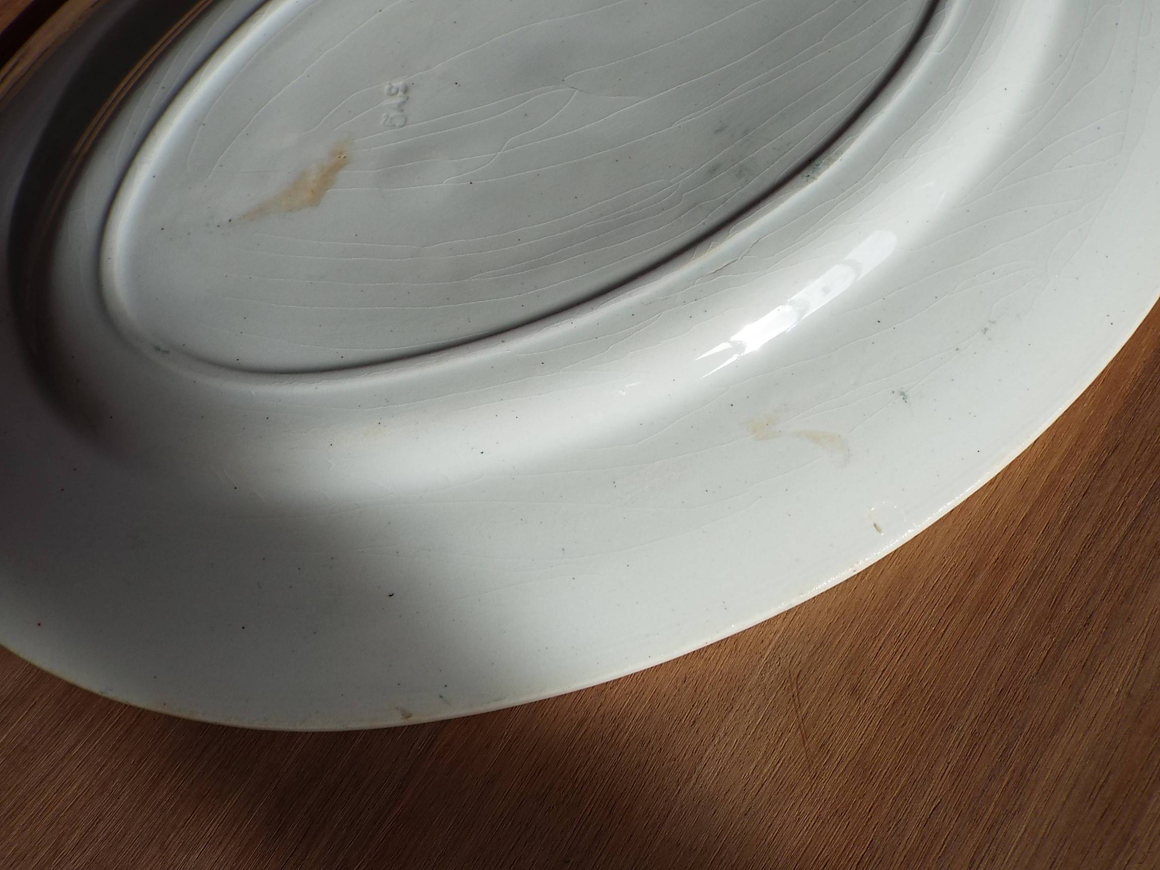 Iron earth oval dish