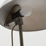 Bare metal bauhaus desk light by Karl Trabert for Schanzenbach und Co. GmbH, 30s Germany.