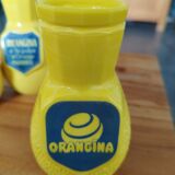 Trio of orangina straw holder