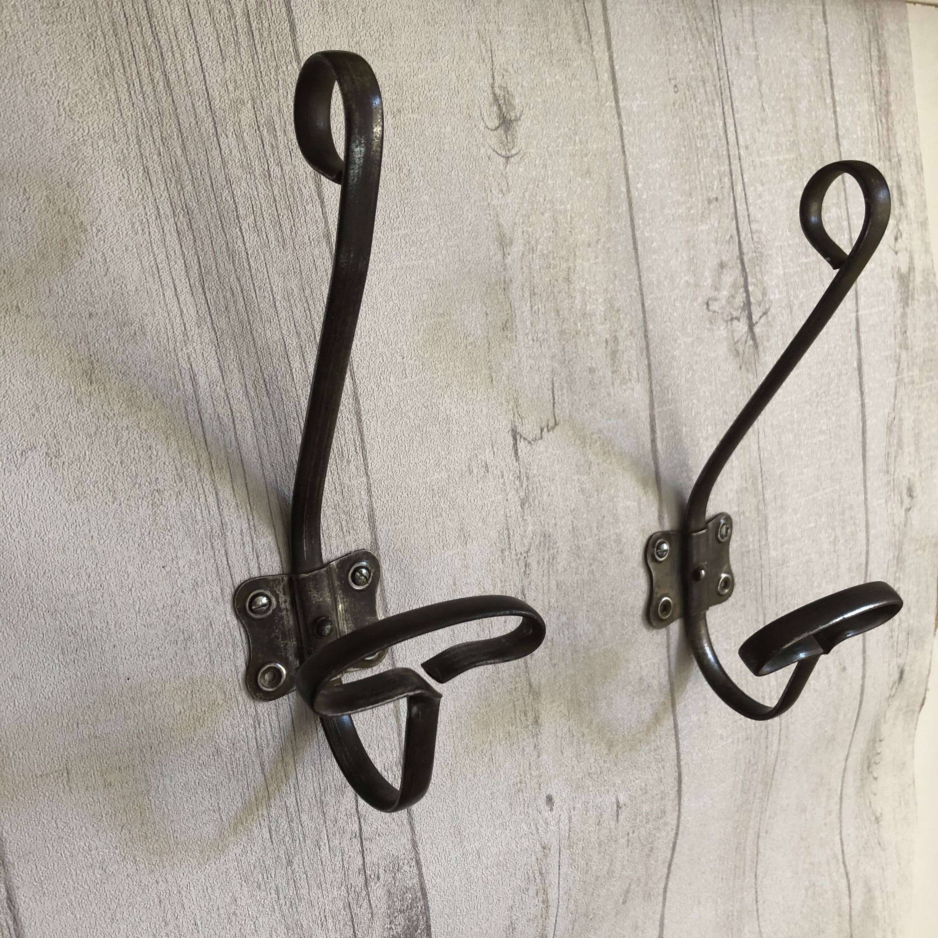 Paire de patères portemanteau