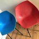 Pair of vintage Pierre Guariche Meurop chairs, antique seating furniture