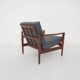 Teak lounge chair by Illum Wikkelso model EK for Niels Eilersen, Denmark 1960's