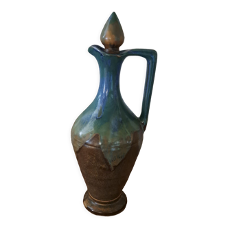 Jacobert enameled stoneware ewer carafe