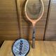 Vintage adidas lady wooden tennis racket + adidas vintage cover #e19