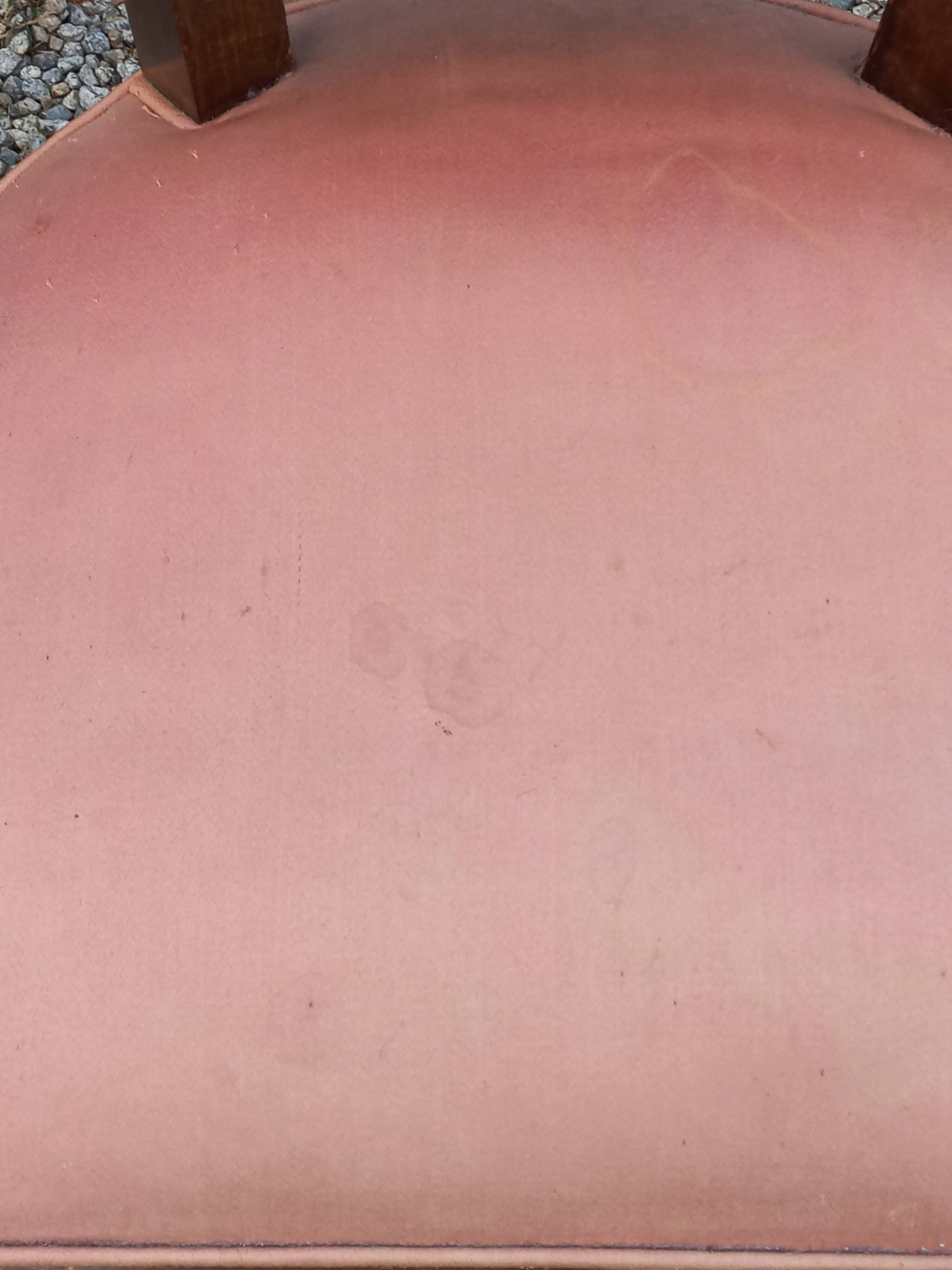 Pair of vintage low-backed bedroom chairs from the 1930s/1950s