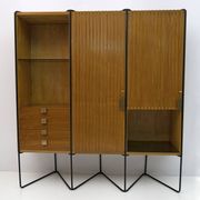 Taichiro Nakai Teak Wall Cabinet by Consorzio La Permanente Mobili, 1950s