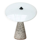 Vintage Postmodern Eno table lamp in glass and terrazzo from Ikea, 1990s.