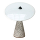 Vintage Postmodern Eno table lamp in glass and terrazzo from Ikea, 1990s.