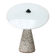 Vintage Postmodern Eno table lamp in glass and terrazzo from Ikea, 1990s.