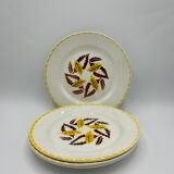Lot de 4 assiettes Digoin