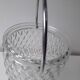 Cut glass ice bucket (vintage)