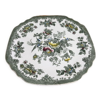 Plat de service oriental phesants anglaise