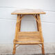 Bamboo table with wheels, bamboo service with wheels, servant, interior decoration