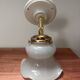 Vintage glass and ceramic tilting wall light