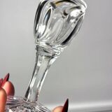 Cabaret set Baccarat 8 glasses and silver plated tray