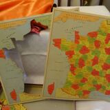 Puzzle game of the French departments