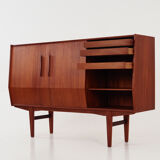 Enfilade teck design danois années 1980