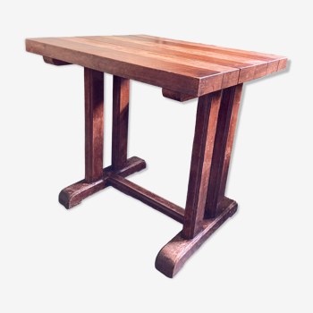 Table bistrot en bois massif