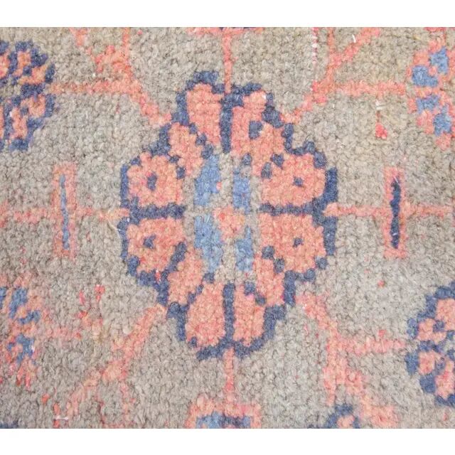 Vintage Turkish handmade wool runner  87x343