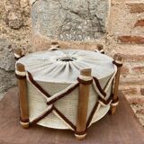 Wool and wood suspension