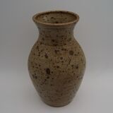 Vase grès pyrité vintage