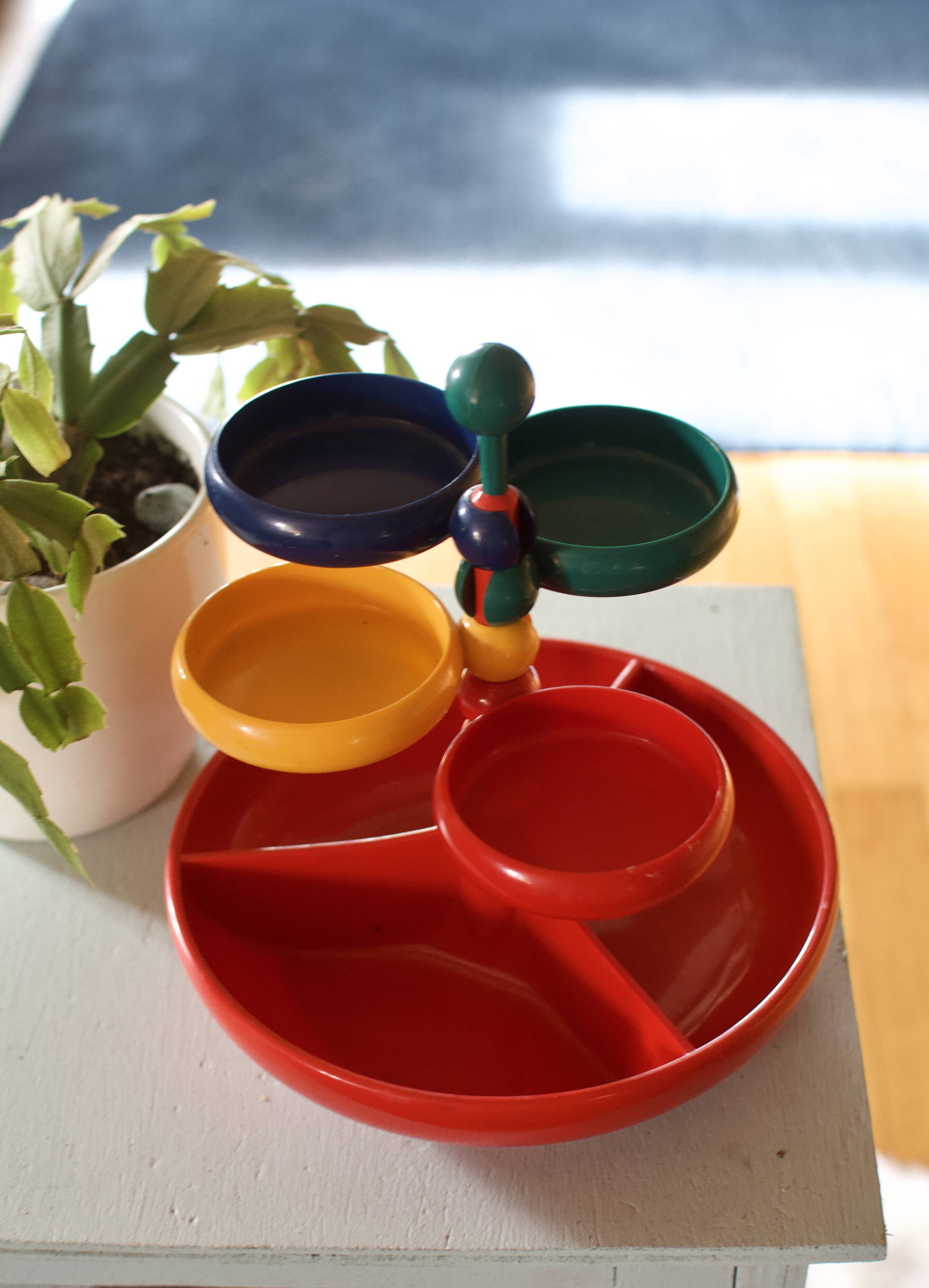 Servant plateau aperitif 70s