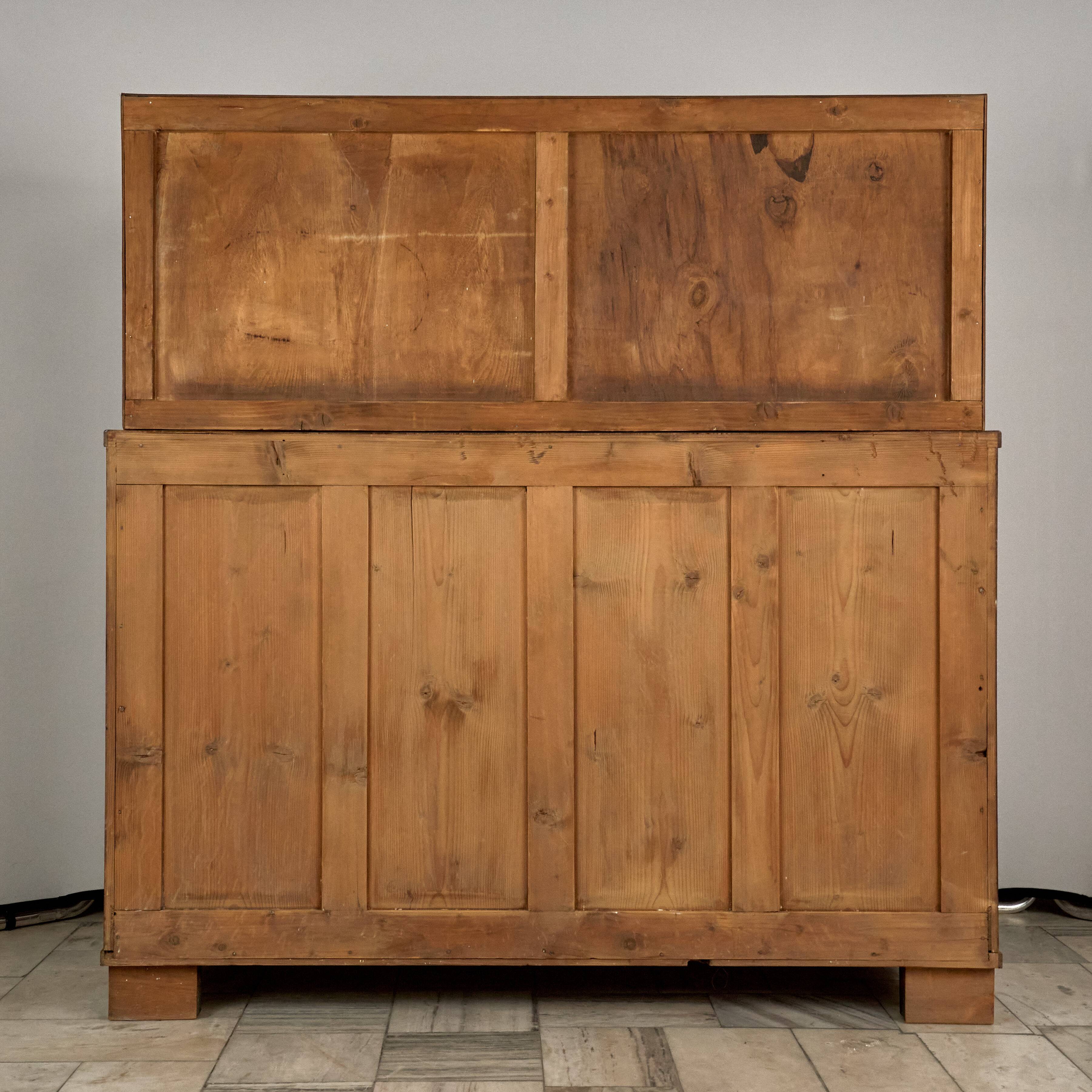 Vintage Wooden Credenza, 1930s, Czechoslovakia