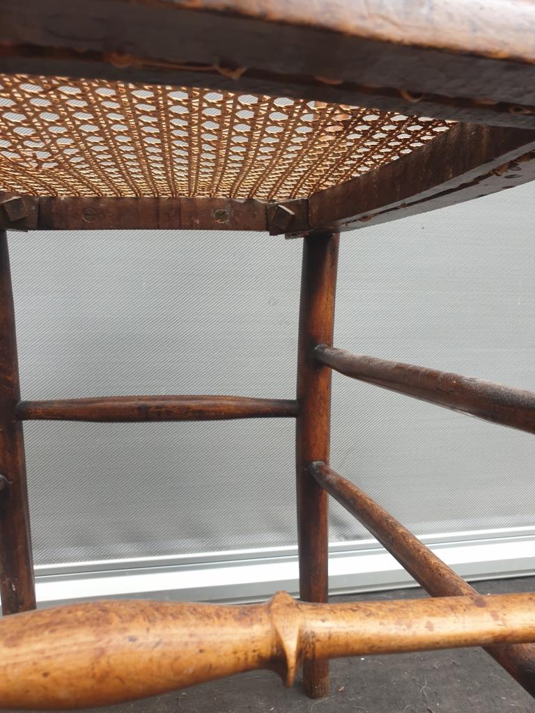 Pair chairs cans d'estaminet XIXth