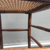 Pair chairs cans d'estaminet XIXth