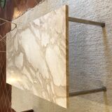 Marble rectangular coffee table