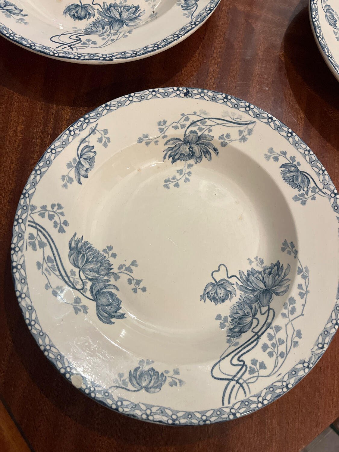 4 Royal Plates U&C Sarreguemines